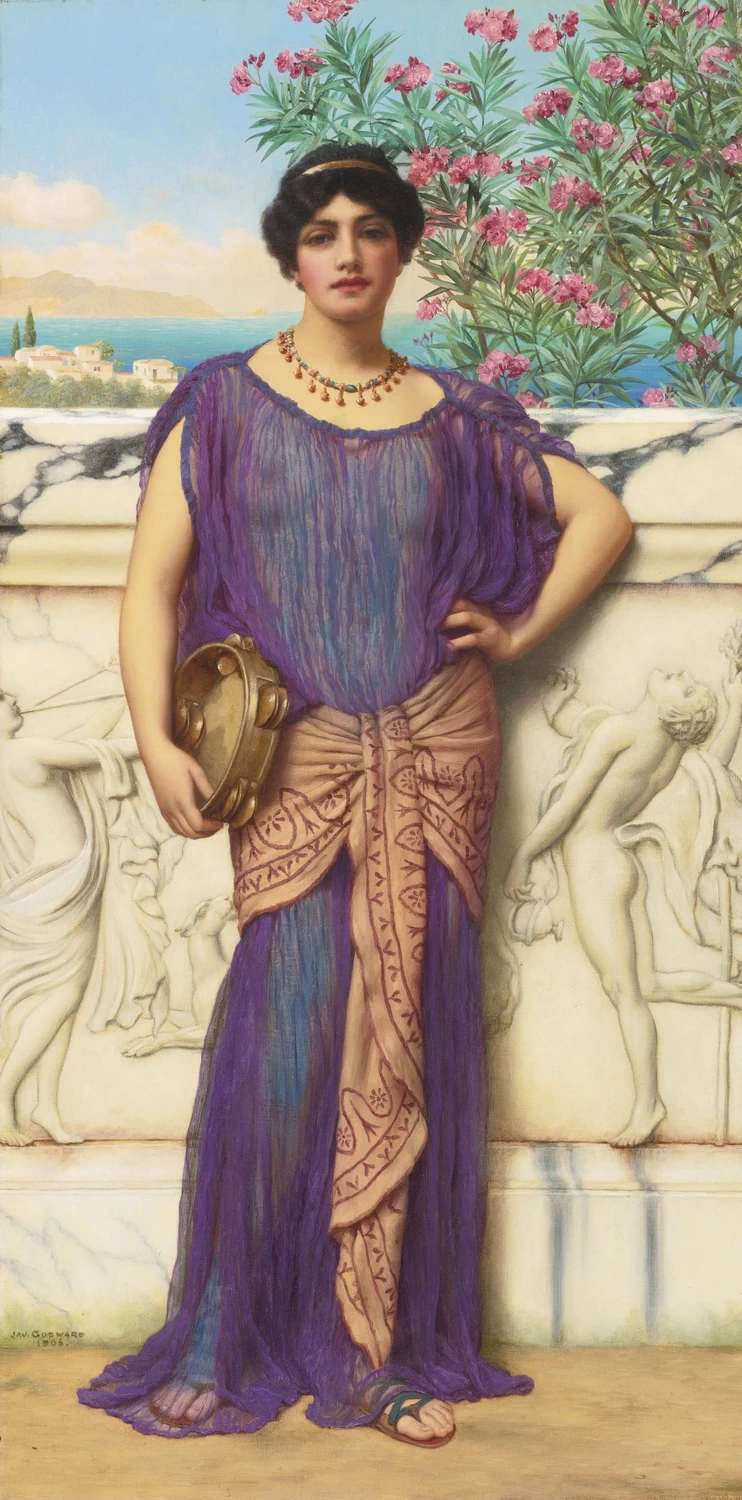 La ragazza del tamburello, 1906